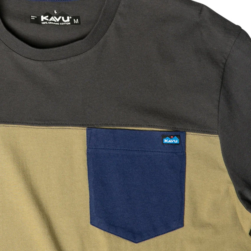 KAVU Men's Piece Out T-Shirt - Shadow Trail 3 KAVU Men's Piece Out T-Shirt - Shadow Trail - Image 3
