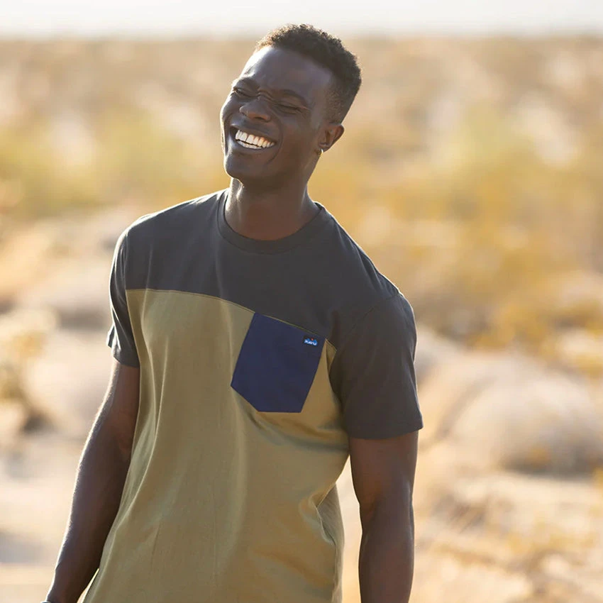 KAVU Men's Piece Out T-Shirt - Shadow Trail 4 KAVU Men's Piece Out T-Shirt - Shadow Trail - Image 4