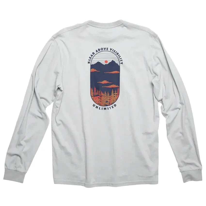 KAVU Men's Daily Dose Long Sleeve T-Shirt - Ultimate Grey 2 KAVU Men's Daily Dose Long Sleeve T-Shirt - Ultimate Grey - Image 2