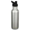 Klean Kanteen Classic 27oz W/ Sport Cap - Brushed Stainless