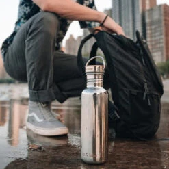 Klean Kanteen Reflect 27oz - Brushed Finish -Patagonia Outlet Sales KleanKanteen Reflect Mirrored 02 1de97b90 c7e1 4b93 92ce 05de8b0c830a