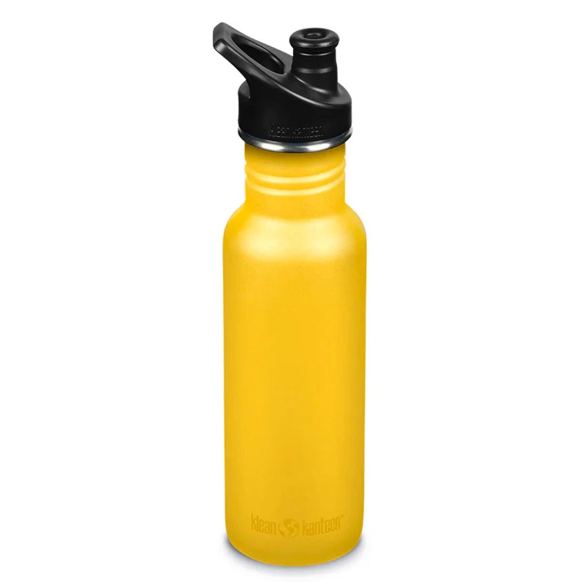 Klean Kanteen Narrow Classic 18oz W/ Sport Cap - Old Gold 1 Klean Kanteen Narrow Classic 18oz W/ Sport Cap - Old Gold