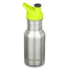 Klean Kanteen Kid Narrow Classic 12oz W/ Sport Cap - Brushed Stainless
