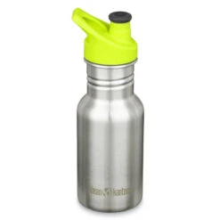 Klean Kanteen Kid Narrow Classic 12oz W/ Sport Cap - Brushed Stainless