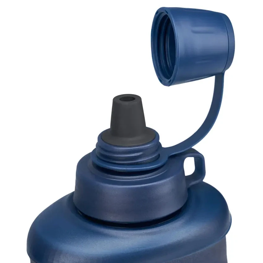 LifeStraw Peak Series 1L Squeeze Bottle - Mountain Blue 2 LifeStraw Peak Series 1L Squeeze Bottle - Mountain Blue - Image 2