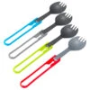 MSR Folding Spork Kit - 4pc - Red / Gray / Blue / Green