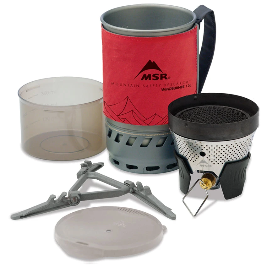 MSR WindBurner 1.0L Personal Stove System - Red 1 MSR WindBurner 1.0L Personal Stove System - Red