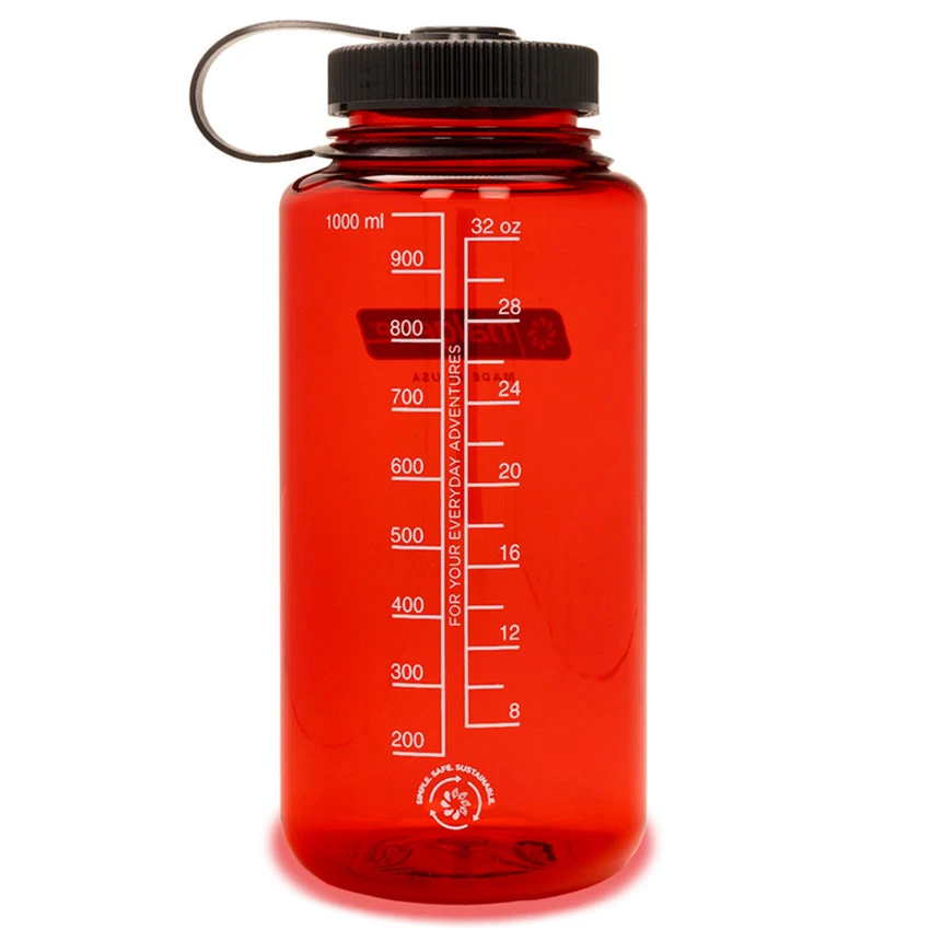 Nalgene 32oz/1L WM Tritan Sustain Bottle - Red 2 Nalgene 32oz/1L WM Tritan Sustain Bottle - Red - Image 2
