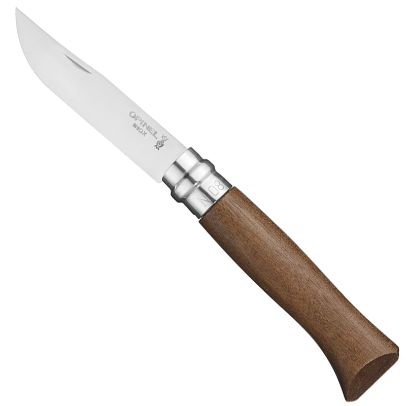 Opinel No.8 Classic Original Knife - Walnut Tree 1 Opinel No.8 Classic Original Knife - Walnut Tree