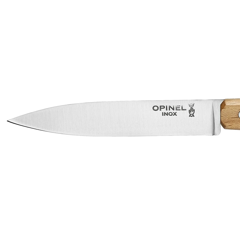 Opinel No.112 Paring Knife - Beech 2 Opinel No.112 Paring Knife - Beech - Image 2