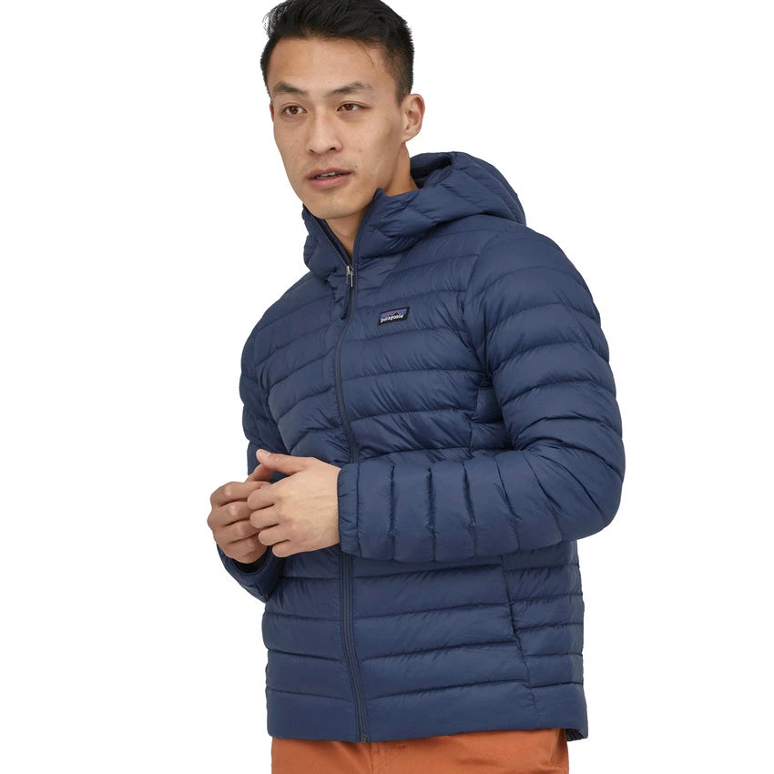 Patagonia Men's Down Sweater Hoody - New Navy 3 Patagonia Men's Down Sweater Hoody - New Navy - Image 3