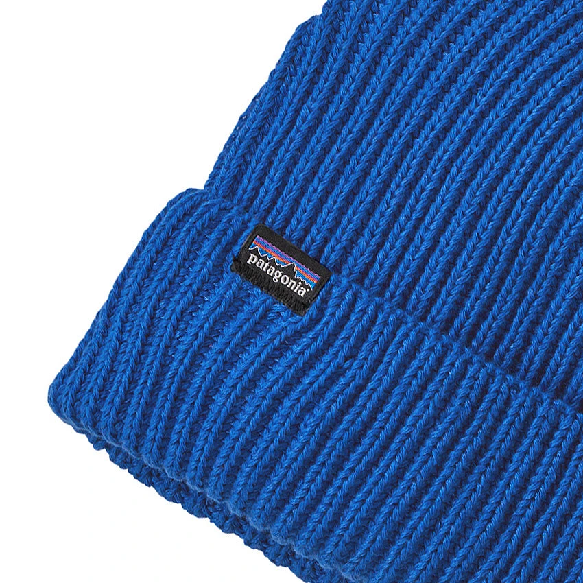 Patagonia Fisherman's Rolled Beanie - Alpine Blue 2 Patagonia Fisherman's Rolled Beanie - Alpine Blue - Image 2