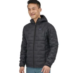 Patagonia Men's Micro Puff Hoody - Black -Patagonia Outlet Sales Patagonia AW22 MsMicroPuffHoody Black 03
