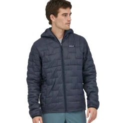 Patagonia Men's Micro Puff Hoody - Smolder Blue -Patagonia Outlet Sales Patagonia AW22 MsMicroPuffHoody SmolderBlue 03