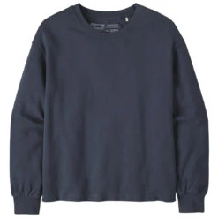 Patagonia Women's Regenerative Organic Certifiedâ„¢ Cotton Essential Pullover - Smolder Blue