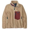 Patagonia Men's Classic Retro-X Jacket - Dark Natural W/Sequoia Red