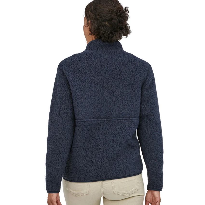 Patagonia Women's Retro Pile Marsupial Pullover - New Navy 4 Patagonia Women's Retro Pile Marsupial Pullover - New Navy - Image 4