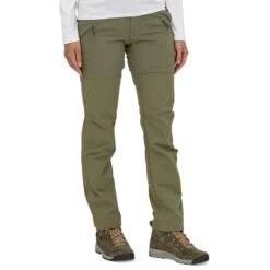 Patagonia Women's Point Peak Trail Pants - Reg - Basin Green -Patagonia Outlet Sales Patagonia AW22 WsPointPeakTrailPants BasinGreen 04