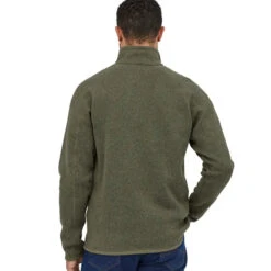 Patagonia Men's Better Sweater 1/4 Zip - Industrial Green -Patagonia Outlet Sales Patagonia AW23 14ZipBetterSweater INDG 04