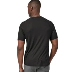 Patagonia Men's Capilene Cool Trail Shirt - Black -Patagonia Outlet Sales Patagonia AW23 MsCapCoolTrailShirt BLK 04
