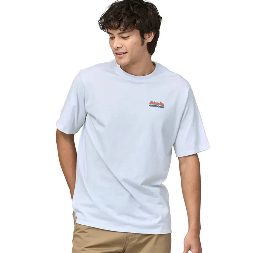 Patagonia Men's Fitz Roy Wild Responsibili-Tee - White 2 Patagonia Men's Fitz Roy Wild Responsibili-Tee - White - Image 2