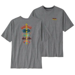 Patagonia Men's Fitz Roy Wild Responsibili-Tee - Gravel Heather