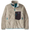 Patagonia Men's Classic Retro-X Jacket - Natural W/Obsidian Plum