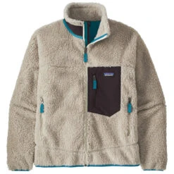 Patagonia Men's Classic Retro-X Jacket - Natural W/Obsidian Plum
