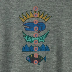 Patagonia Women's Capilene Cool Daily Graphic Shirt - Fitz Roy Wild: Sleet Green X-Dye -Patagonia Outlet Sales Patagonia AW23 WsCapCoolDaily FINX 05