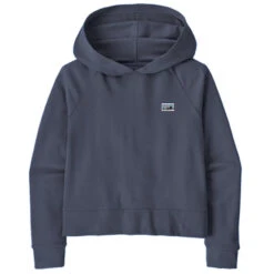 Patagonia Women's Regenerative Organic Certified Cotton Essential Hoody - Smolder Blue