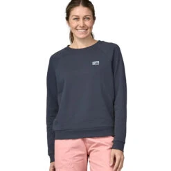 Patagonia Women's Regenerative Organic Certified Cotton Essential Top - Smolder Blue -Patagonia Outlet Sales Patagonia AW23 WsROCEssentialTop SMDB 03