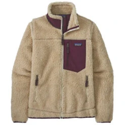Patagonia Women's Classic Retro-X Jacket - Dark Natural W/Night Plum