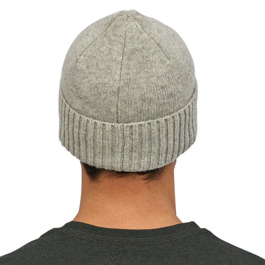 Patagonia Brodeo Beanie - P-6 Logo: Drifter Grey 4 Patagonia Brodeo Beanie - P-6 Logo: Drifter Grey - Image 4