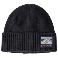 Patagonia Brodeo Beanie - Line Logo Ridge: Classic Navy