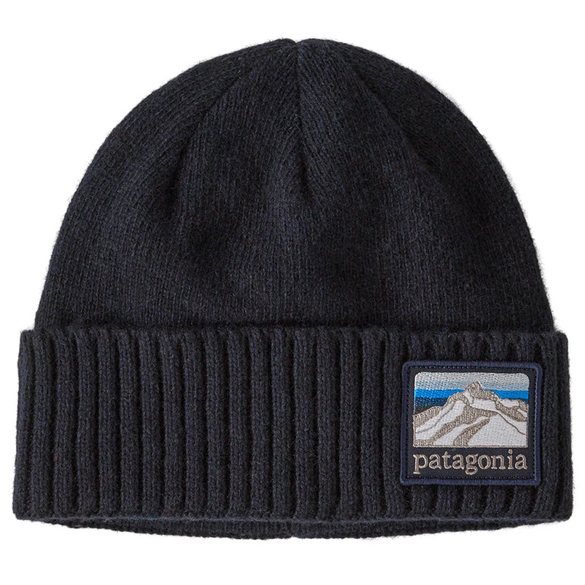 Patagonia Brodeo Beanie - Line Logo Ridge: Classic Navy 1 Patagonia Brodeo Beanie - Line Logo Ridge: Classic Navy