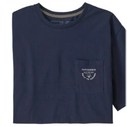 Patagonia Men's Forge Mark Crest Pocket Responsibili-Tee - New Navy
