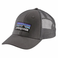 Patagonia P-6 Logo LoPro Trucker Hat - Forge Grey