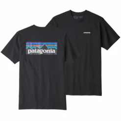 Patagonia Men's P-6 Logo Responsibili-Tee - Black