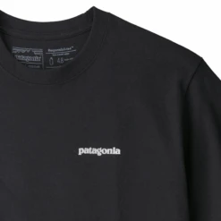Patagonia Men's P-6 Logo Responsibili-Tee - Black -Patagonia Outlet Sales Patagonia M P6ResponsibiliTee Black 04