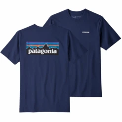 Patagonia Men's P-6 Logo Responsibili-Tee - Classic Navy