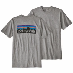 Patagonia Men's P-6 Logo Responsibili-Tee - Gravel Heather