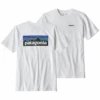 Patagonia Men's P-6 Logo Responsibili-Tee - White