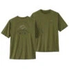 Patagonia Men's Capilene Cool Daily Graphic Shirt - MTB Crest: Palo Green X-Dye