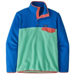 Patagonia Men's LW Synchilla Snap-T Fleece Pullover - Early Teal