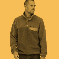 Patagonia Men's LW Synchilla Snap-T Fleece Pullover - Early Teal -Patagonia Outlet Sales Patagonia MensSynchillaSnapTFleece ELYT 04