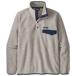 Patagonia Men's LW Synchilla Snap-T Fleece Pullover - Oatmeal Heather