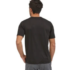 Patagonia Men's Capilene Cool Daily Shirt - Black -Patagonia Outlet Sales Patagonia MsCapCoolDailyShirt Black 04