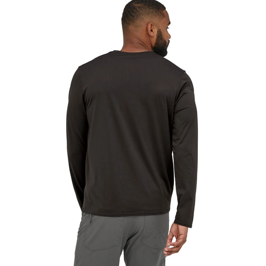 Patagonia Men's L/S Capilene Cool Daily Shirt - Black 4 Patagonia Men's L/S Capilene Cool Daily Shirt - Black - Image 4