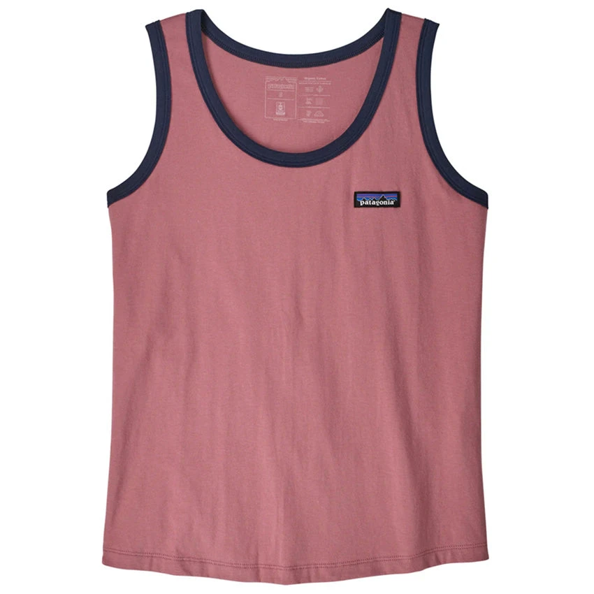 Patagonia Women's P-6 Label Organic Tank - Light Star Pink 1 Patagonia Women's P-6 Label Organic Tank - Light Star Pink