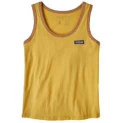 Patagonia Women's P-6 Label Organic Tank - Surfboard Yellow